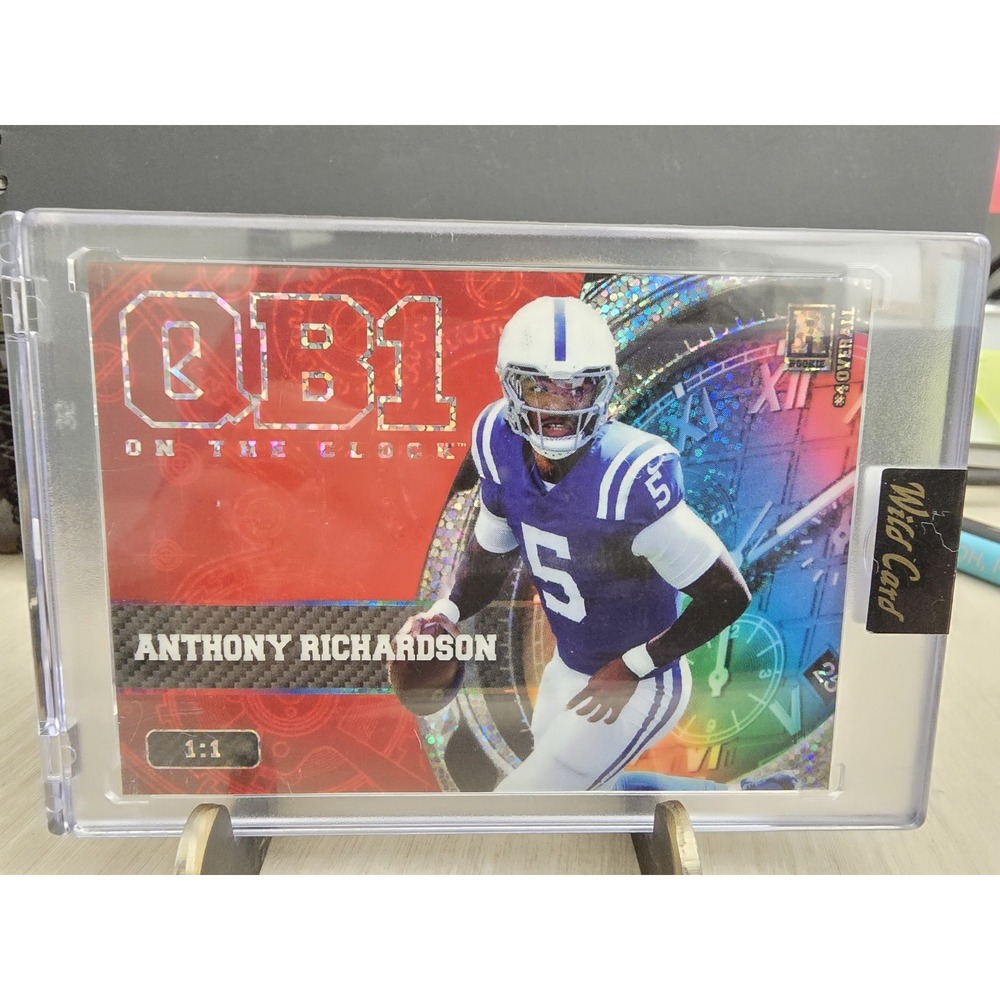 Anthony Richardson Colt 1/1 2023 Wild Card QB1 On The Clock